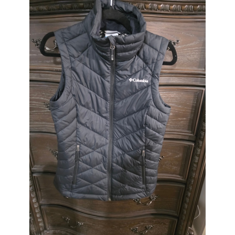Columbia Heavenly Omni-Heat Quilted Vest Black WL0009 Womens Small